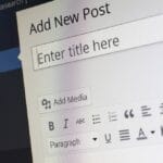 Screenshot of WordPress 'Add New Post' page