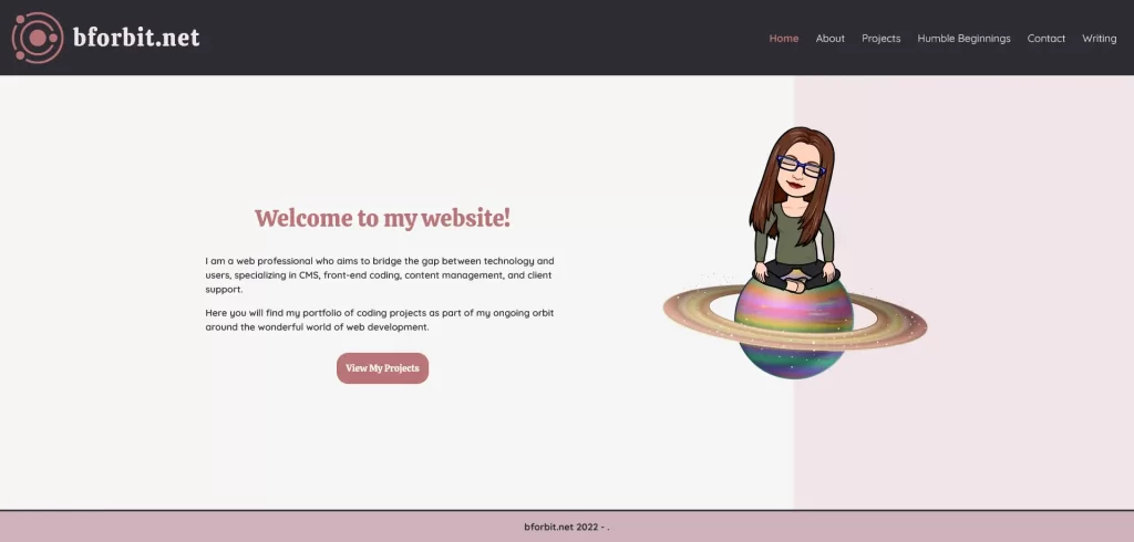 My homepage after its UI makeover in 2025