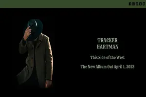 screenshot of webpage for country music artist